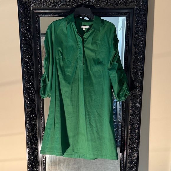 Chico's Dresses & Skirts - Chico's Vibrant Green 3/4 Sleeve Dress
